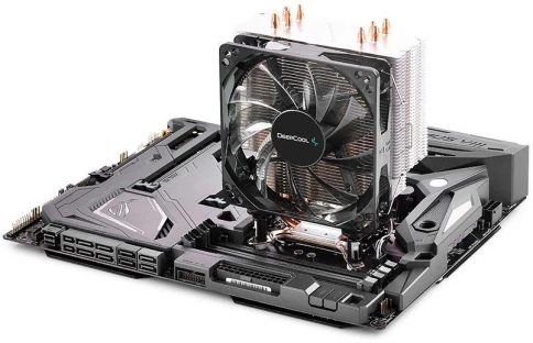 Кулер Deepcool Gammaxx 400 Blue Basic Soc-AM5/AM4/1200/1700/1851 черный 4-pin 18-30dB... фото 7