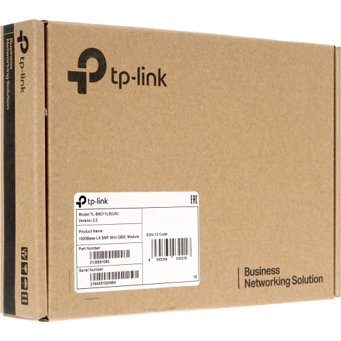 Трансивер/ Gigabit SFP module, Single-mode, MiniGBIC, LC interface, Up to... фото 4