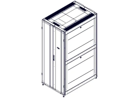 Шкаф Systeme Electric, серия Uniprom, 42U-800/1200, боковые панели 4шт фото 2