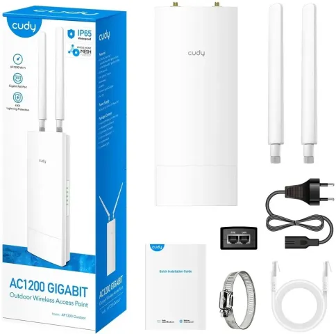 Точка доступа/ AC1200 WiFi Gigabit Outdoor Access Point, 867Mbps at 5G фото 6