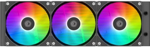Система водяного охлаждения ID-Cooling SL360 XE ARGB Soc-AM5/AM4/1200/1700/1851 черный 4-pin... фото 3