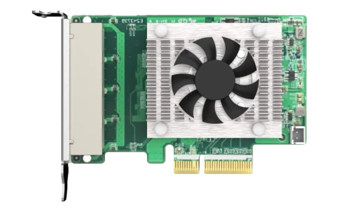 Сетевая карта/ QNAP QXG-2G4T-I225 4-port 2.5 GbE network expansion car фото 6
