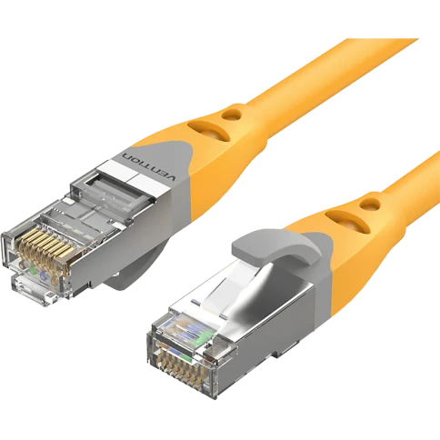 Патч-корд Vention прямой SFTP cat.6A, RJ45 - 1м. Серый фото 1