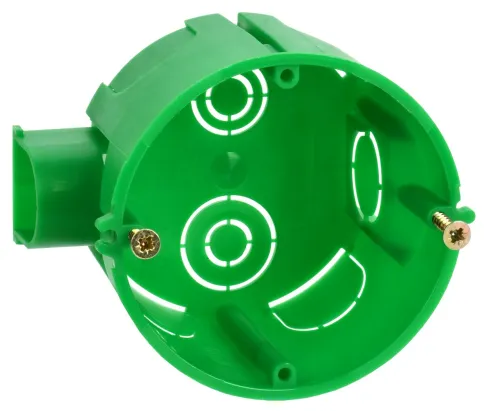 Коробка уст. КМ40004-10 блоч. для тв.стен 68х45 (ст.уз.) IEK фото 1