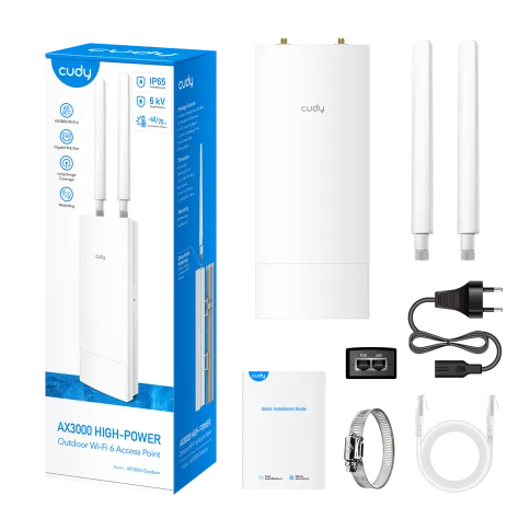 Точка доступа/ AX3000 High Power WiFi 6 Gigabit Outdoor Access Point, фото 6