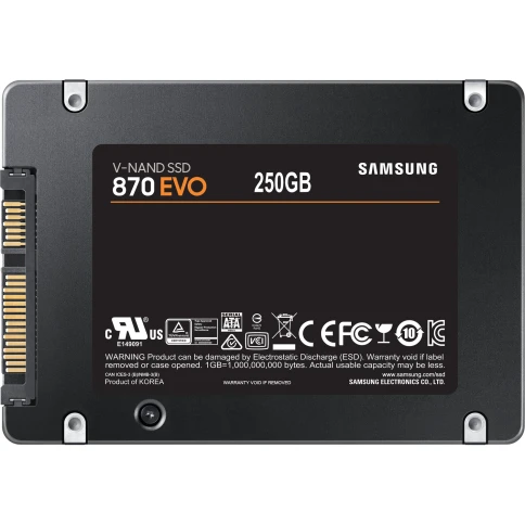 Твердотельные накопители/ Samsung SSD 870 EVO, 250GB, 2.5" 7mm, SATA3, фото 7
