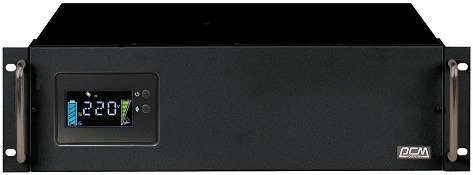 Источник бесперебойного питания Powercom King Pro RM KIN-3000AP LCD 2400Вт 3000ВА черный/ UPS Powercom King Pro RM KIN-3000AP LCD 2400W 3000Va black фото 1