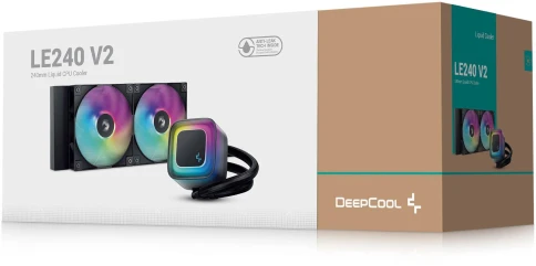 Система водяного охлаждения Deepcool LE240 V2 ARGB Soc-AM5/AM4/1200/1700/1851 черный 4-pin... фото 6