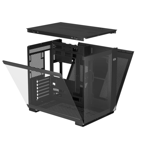 Корпус без блока питания/ Case PCCooler C3 T500 BK, Midi-Tower, TG, no фото 4