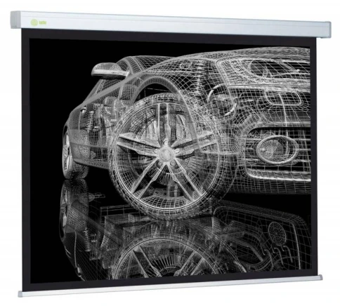 Экран Cactus 206x274см Wallscreen CS-PSW-206x274 4:3 настенно-потолочный рулонный белый фото 1