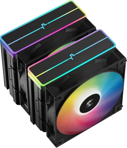 Устройство охлаждения(кулер) Deepcool AG620 Bk V2 ARGB Soc-AM5/AM4/1200/1700/1851 черный 4-pin... фото 3