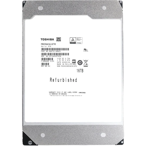 Жесткий диск/ HDD Toshiba MD09 SATA3 16Tb 3.5" 7200 512Mb OFFICIAL REC фото 1