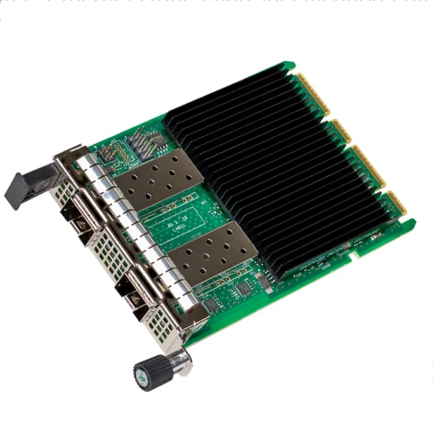 Сетевая карта/ Intel® Ethernet Network Adapter E810-XXVDA2 for OCP 3.0, 2xSFP28 ports, 25GbE, OCP 3.0 PCI-E x8 gen3/gen4, iWARP/RoCEv2, IEEE 1588 PTP, ADQ, iSCSI, NFS, VMDq. PCI-SIG* SR-IOV Capable фото 1