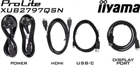 Монитор Iiyama 27" ProLite XUB2797QSN-B2 черный IPS LED 16:9 HDMI M/M фото 5