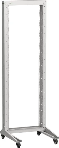 ITK LINEA F Стойка 1-рамная на рол. 33U 600х600мм серая фото 1