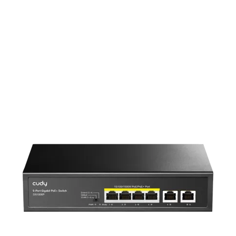 Коммутатор/ 6-Port 10/100/1000M PoE+ Switch, 4-Port 10/100/1000 BASE-T фото 1