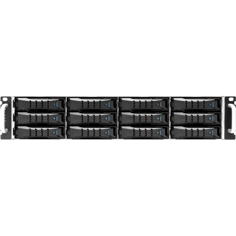 Дисковая полка AIC XJ1-20124-04/ 2U 12x 3.5" hot-swap bays, hot-swap J фото 2