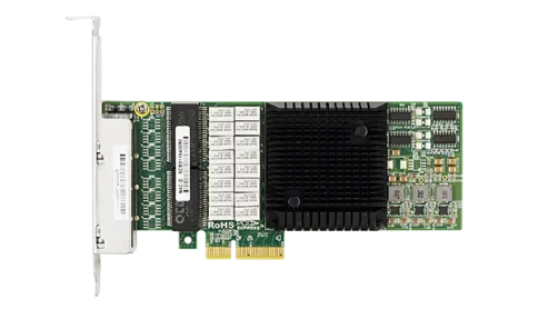 Сетевая карта/ PCIe x4 1G 4-port RJ-45 Cooper Bypass Adapter  10/100/1 фото 1