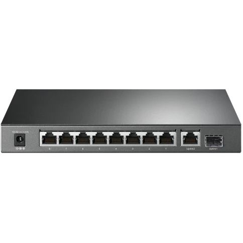Коммутатор/ 8-port gigabit Unmanaged PoE+ Switch with 1 Gigabit RJ-45 + 1 SFP uplink ports, desktop mount, 8 802.3af/at compliant  PoE+ ports, 1 Gigabit RJ-45 + 1 SFP uplink ports фото 2