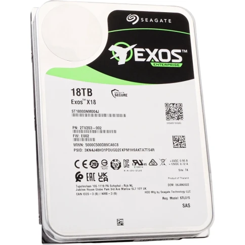 Жесткий диск/ HDD Seagate SAS 18Tb Exos X18 12Gb/s 7200 256Mb (clean p фото 2