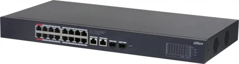 Коммутатор Dahua DH-CS4220-16GT-240 (L2) 16x100Мбит/с 2x1Гбит/с 2xКомб фото 1