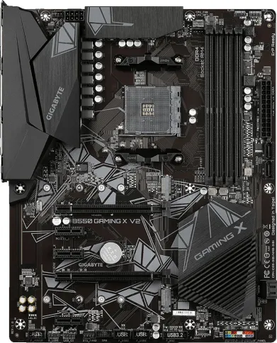 Материнская плата/ MB GIGABYTE AMD B550 sAM4, 4xDDR4(128GB), DVI-D/HDMI 2.1, 1xPCIe 4.0x16, 1xPCIe 3.0x16, 3xPCIe 3.0, 1xLAN, 4xSATA 6Gb/s, 2xM.2, 4xUSB 3.2, 2xUSB 2.0, 1xPS/2, ATX фото 2