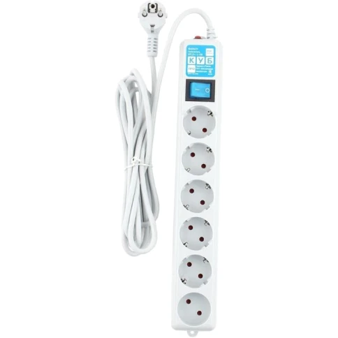 Фильтр-удлинитель Power Cube PRO, 5,0 м, LC контур, 16А/3,5кВт/ Surge фото 2