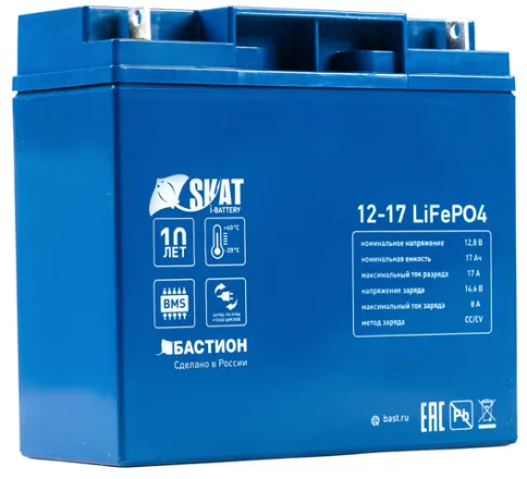 647 Skat i-Battery 12-17 LiFePo4 аккумуляторная батарея, 12 В, 17 Ач L фото 3