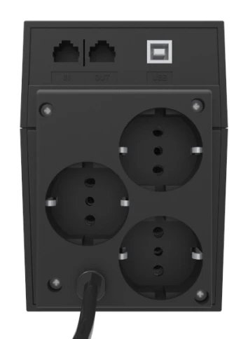 Источник бесперебойного питания/ Powercom RPT-1000AP EURO 600W USB фото 4