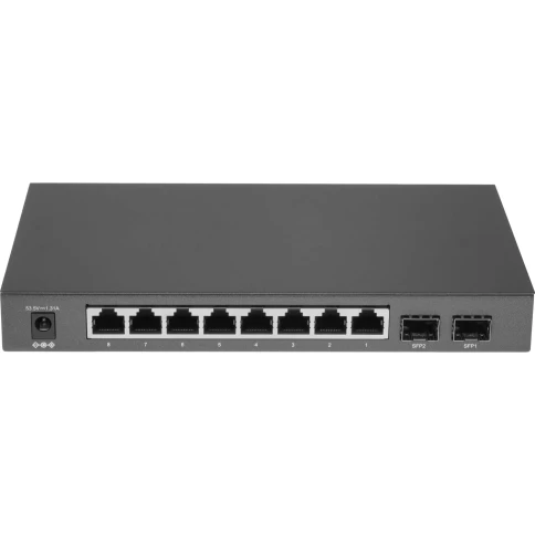 Коммутатор/ 8-port gigabit Smart PoE+ Switch with 2 SFP uplink... фото 4