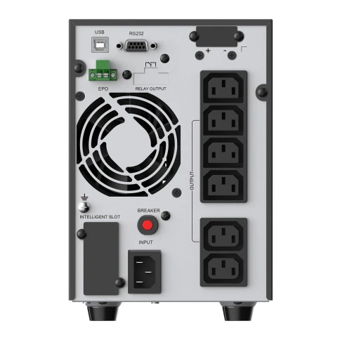 ИБП CBR ESSENCE ESN-1500C Online 1500 VA / 1500 W, Tower, 6 x C13, LCD, HID-USB, RS232, EPO, SNMP slot/ UPS CBR Online Tower фото 3