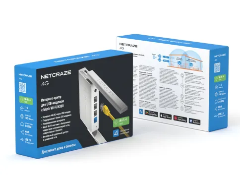 Маршрутизатор/ Интернет-центр для USB-модемов LTE/4G/3G с Mesh Wi-Fi N фото 6