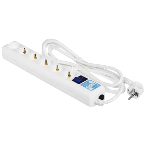 Фильтр-удлинитель Power Cube PRO, 3,0 м 6 розеток, LC контур, 16А/3,5к фото 1