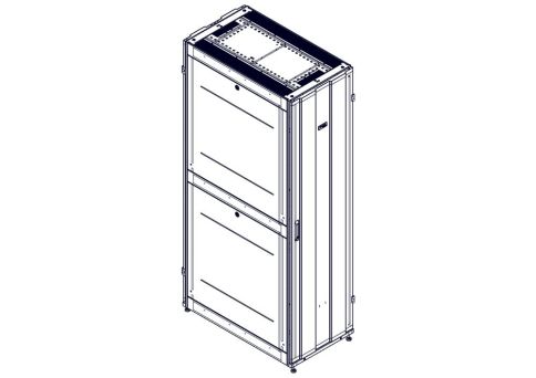 Шкаф Systeme Electric, серия Uniprom, 48U-600/1070, боковые панели 4шт фото 8