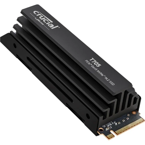 Твердотельный накопитель Crucial T705 1TB PCIe Gen5 NVMe M.2 SSD... фото 1