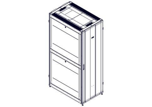Шкаф Systeme Electric, серия Uniprom, 48U-750/1200, боковые панели 4шт фото 3