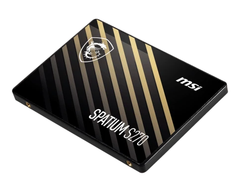 MSI SSD SPATIUM S270, 960GB, 2.5" 7mm, SATA3, 3D TLC, R/W 500/450, IOP фото 4