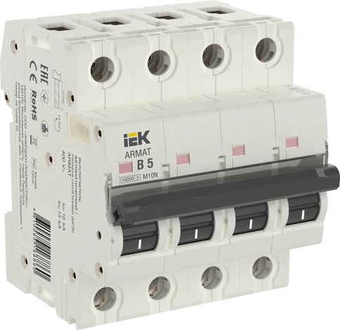 ARMAT Авт. выкл. M10N 4P B 5А IEK фото 1
