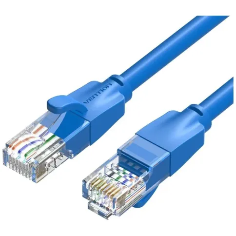 Патч-корд Vention прямой UTP cat.6, RJ45 - 5м. Синий фото 1