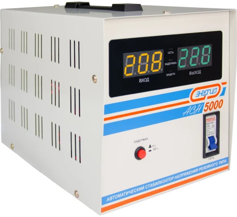 Стабилизатор  АСН- 5000  ЭНЕРГИЯ с цифр. дисплеем/ Stabilizer ASN-5000 фото 6