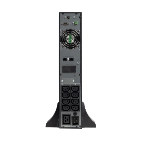 8775 SKAT-UPS 3000-RACK-ON-E P3 ИБП 3000ВА/3000 Вт, 2U, On-Line, синус, внешн. АКБ 72В (6х12В), 8хC13+1xC19, USB, RS232, слот для карт (SNMP, реле), EPO, ШхГхВ 440х602х86,5 масса 8.8 кг фото 9