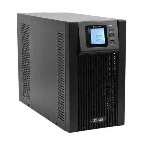 ИБП POWERMAN Online 3000 plus, LCD, двойного преобразования, 3000ВА, 2700Вт, 2 евророзетки с резервным питанием, USB, RS232, слот SNMP, разъем EPO, внешний блок батарей (в комплект не входит),  191 х 460 х 337 мм., 11 кг./ UPS POWERMAN Online 3000 plus, L фото 2