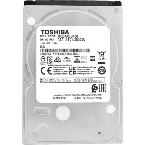 Жесткий диск/ HDD Toshiba SATA 4TB 2.5" 6.0 Gbit/s 15mm... фото 1