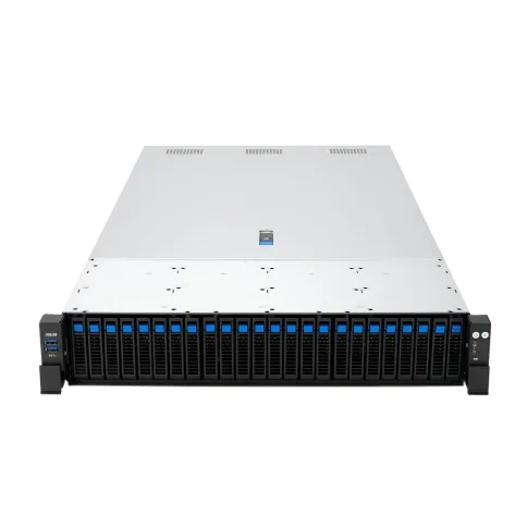 Серверная платформа/ ASUS RS720A-E13-RS24G, 2U, 2x  SP5 (LGA 6096P) TDP 360W, 24x DDR5 6400, 24 x 2.5" hsb NVME, 6 x PCIe gen5 x8, 2x PCIe gen5 x16, 2x OCP3.0 gen5 x16 (SFF), no LAN, 1+1 Redundant 3200W фото 1