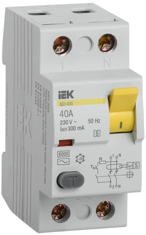 УЗО ВД1-63S 2Р 40А 300мА IEK фото 4
