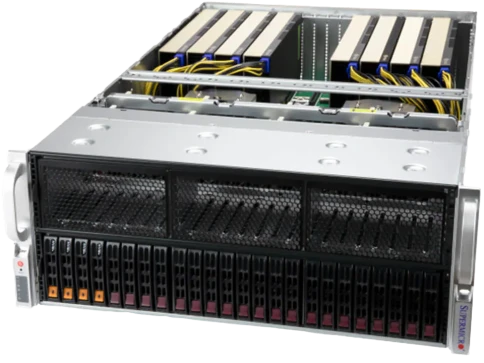 Платформа для сервера/ Supermicro SuperServer AS-4125GS-TNRT 4U (2x So фото 1