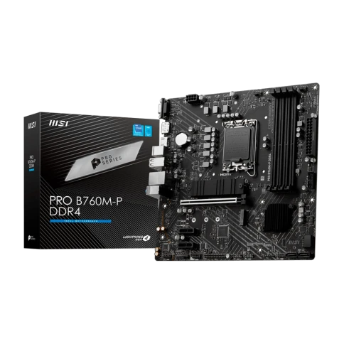 Материнская плата/ MB MSI INTEL B760 s1700, 4xDDR4(128GB), D-SUB/HDMI фото 1
