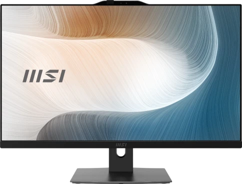 Моноблок/ MSI Modern AM272P 1M-864XRU   27"(1920x1080 IPS)/Intel Core 3 100U(1.2Ghz)/8192Mb/256PCISSDGb/noDVD/Int:Intel® Graphics/Cam/BT/WiFi/war 1y/7.5kg/Black/DOS + Wireless KB+M фото 1
