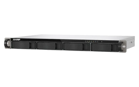 Сетевое хранилище/ channel QNAP Network RAID drive, 4 3.5"/2.5" compar фото 3