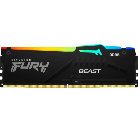Память оперативная/ Kingston 8GB 5200MT/s DDR5 CL40 DIMM FURY Beast RG фото 1